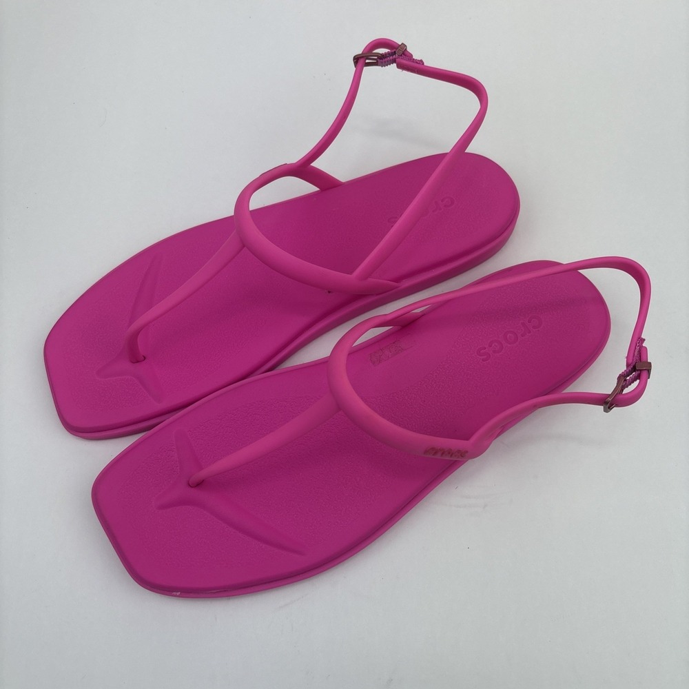 Crocs Women's Miami Thong Sandal Pink Crush Size 11